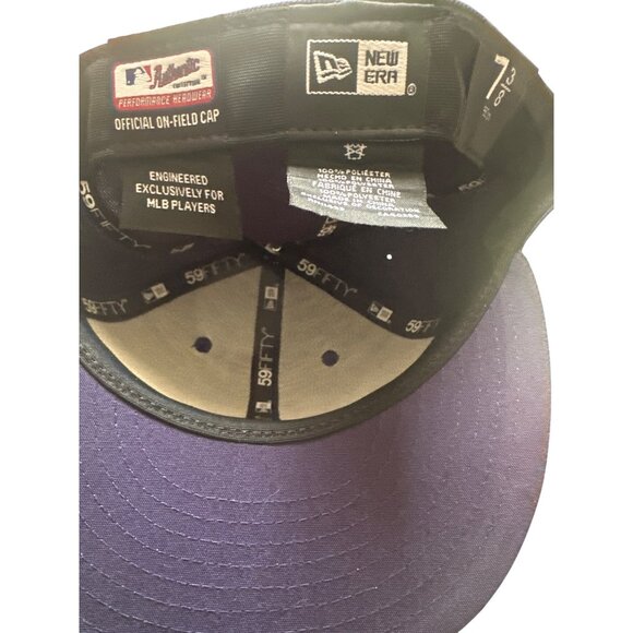 New Era 59FIFTY Tampa Bay Rays 2019 ASG Fitted Cap 7 3/8 Navy/Gold Polyester MLB - Picture 5 of 5